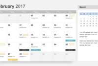 Free Calendar 2017 Template regarding Microsoft Powerpoint Calendar Template
