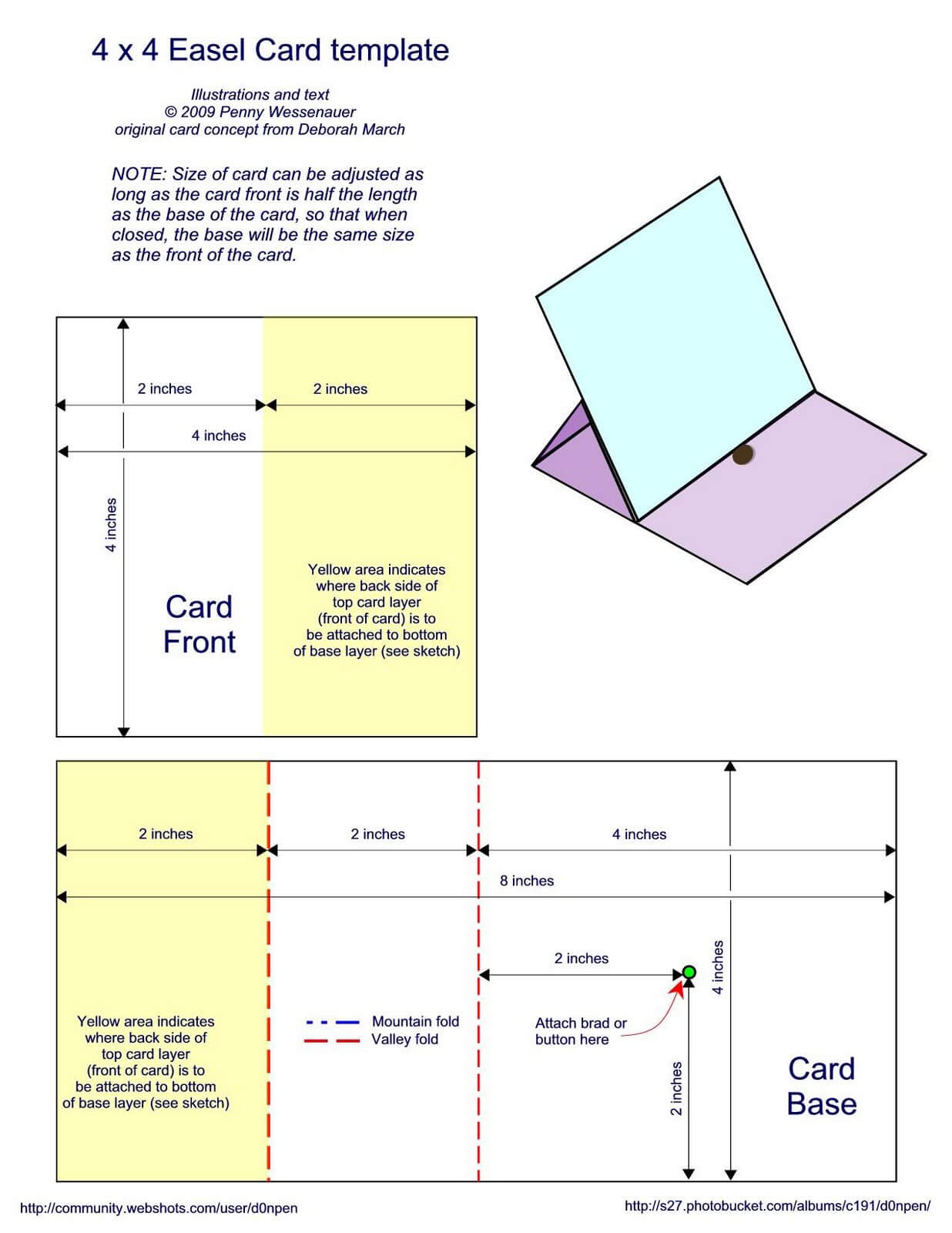Free Card: Free Card Folding Templates With Card Folding Templates Free