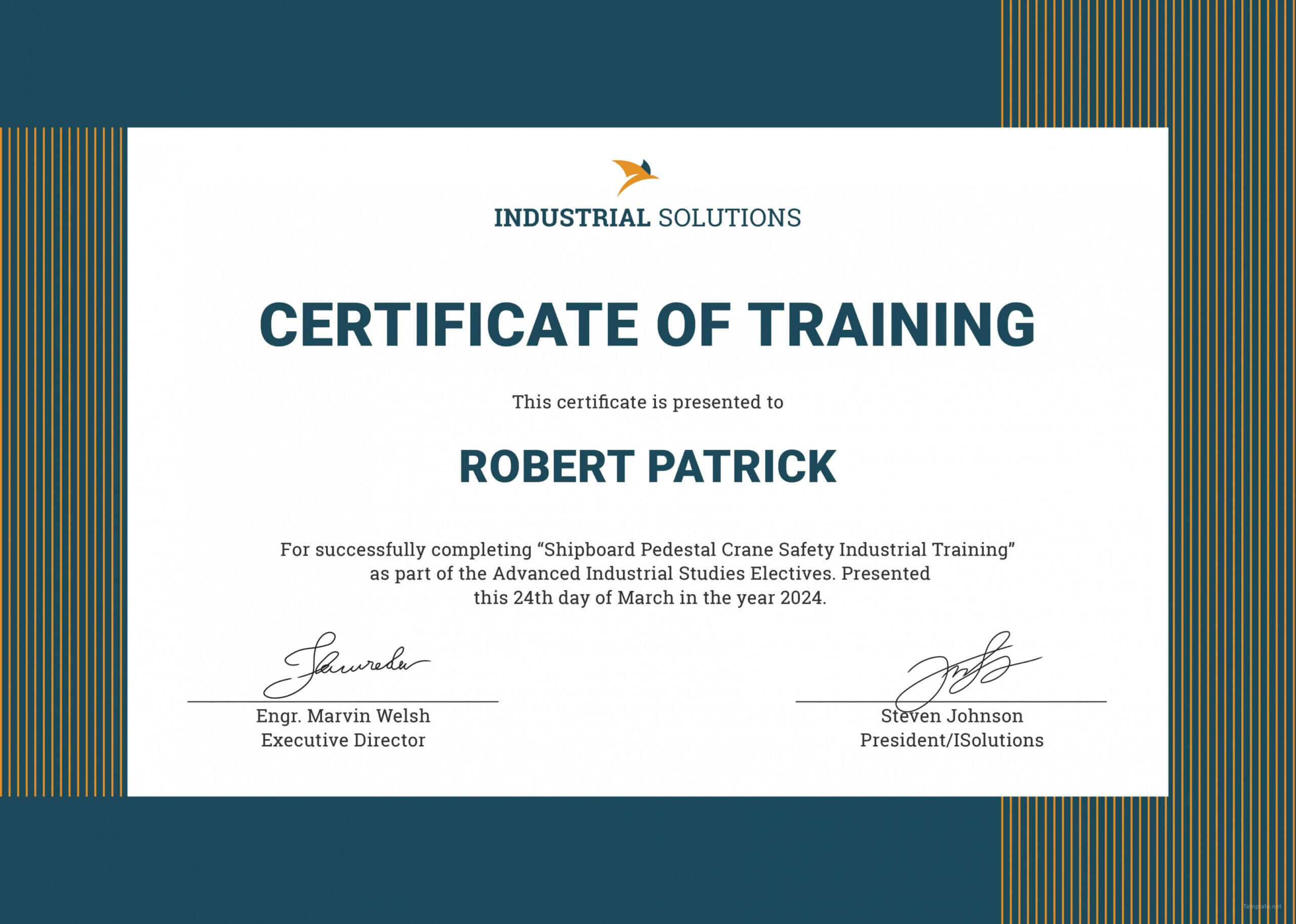 Free Certificate Template Training Filename Elsik Blue Intended For Fall Protection Certification Template