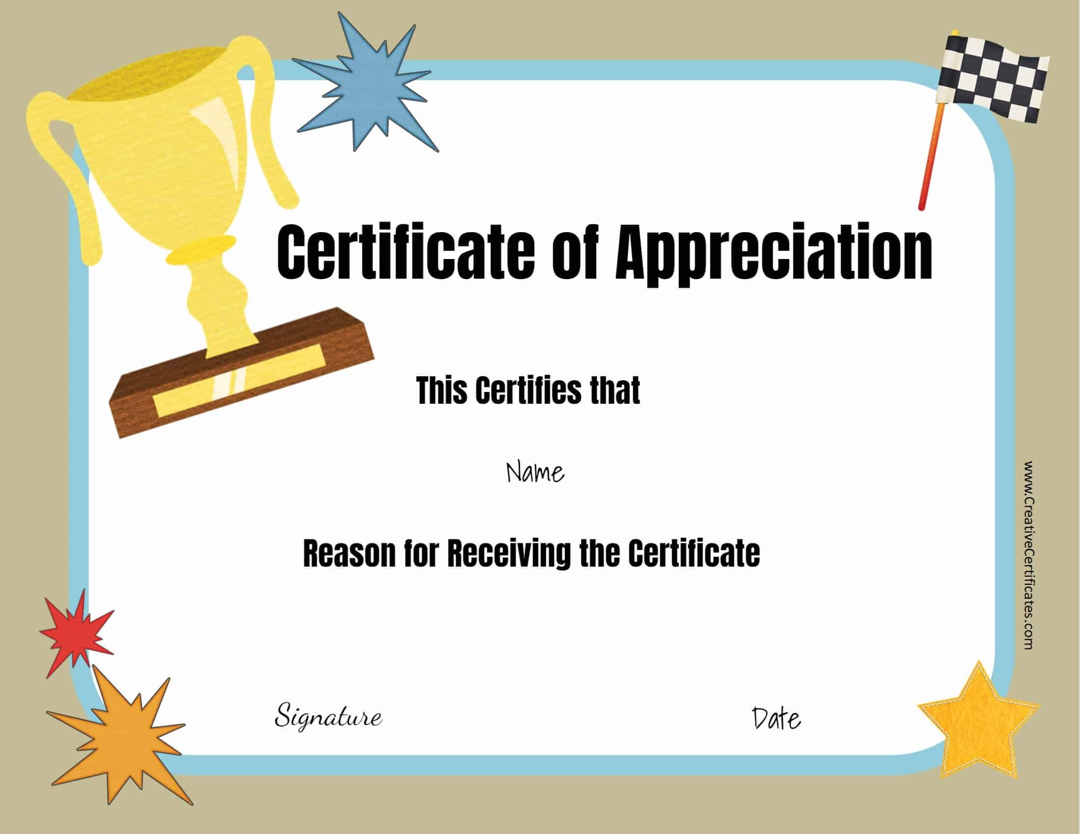 Free Certificate Templates With Regard To Funny Certificates For Employees Templates