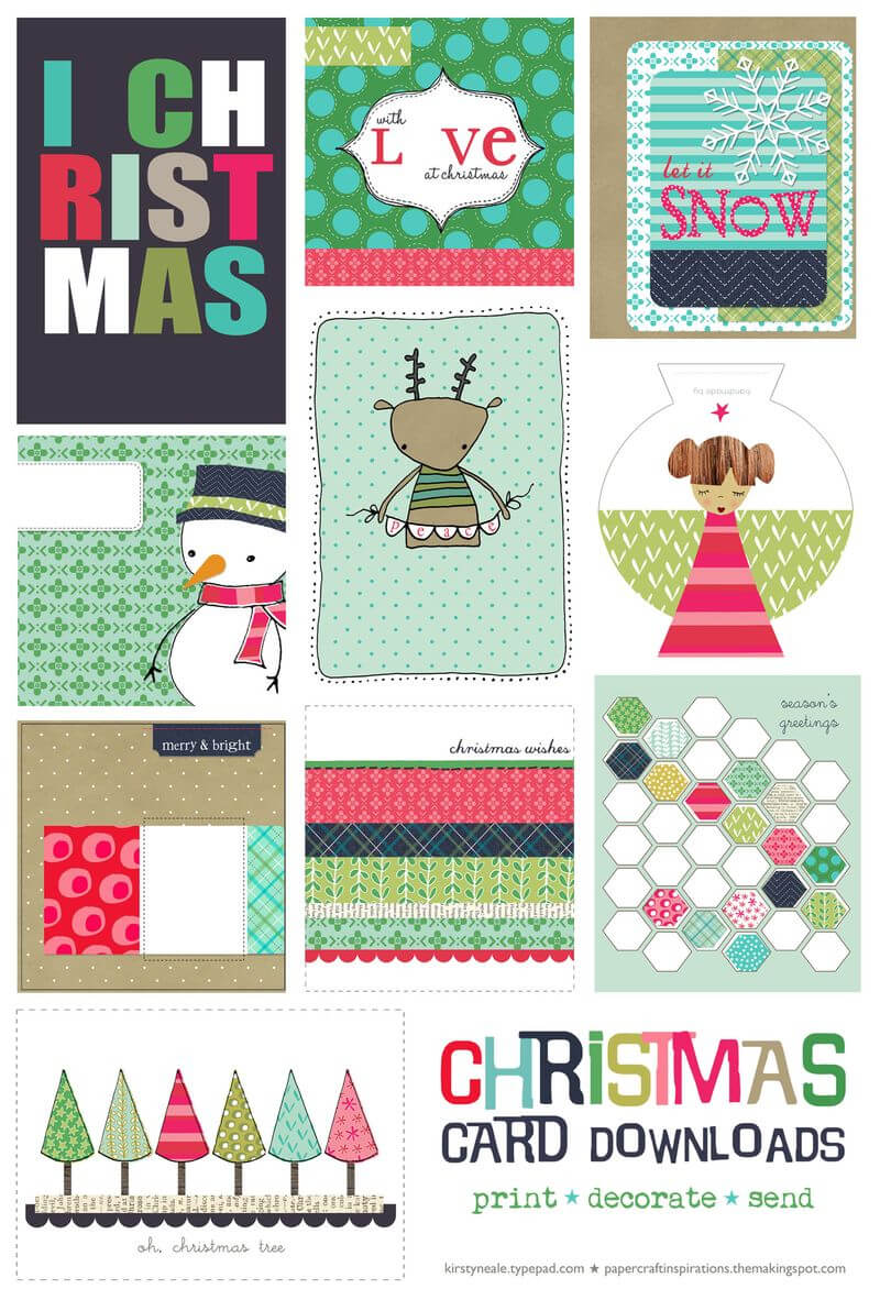 Free Christmas Greeting Card Templates Printable – Bolan With Regard To Print Your Own Christmas Cards Templates