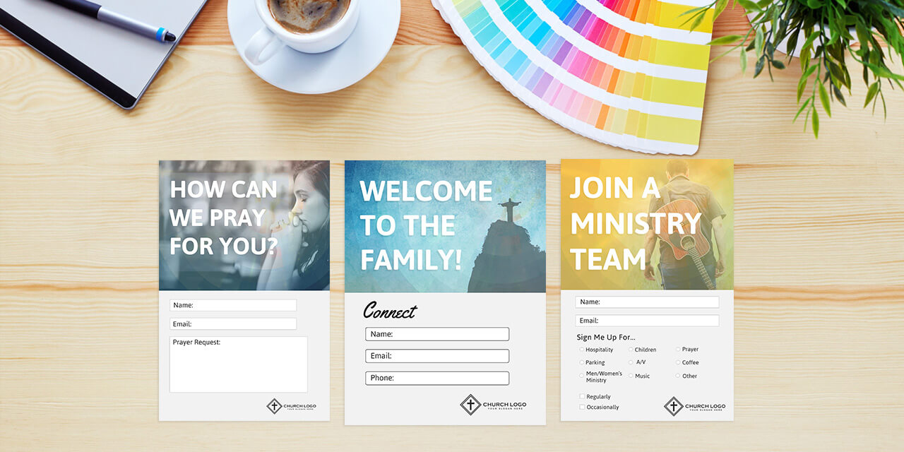 Free Church Connection Cards – Beautiful Psd Templates With Regard To Church Invite Cards Template