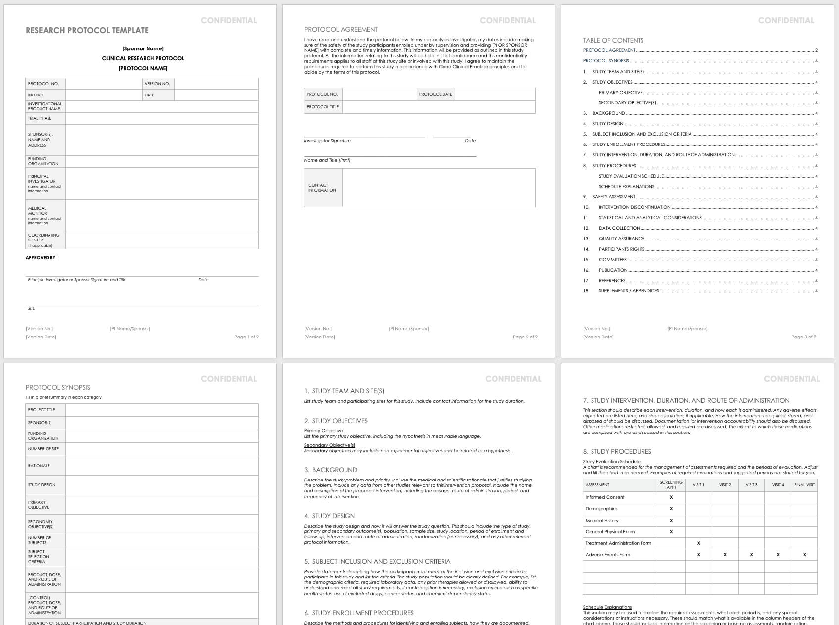 Free Clinical Trial Templates | Smartsheet Pertaining To Monitoring Report Template Clinical Trials