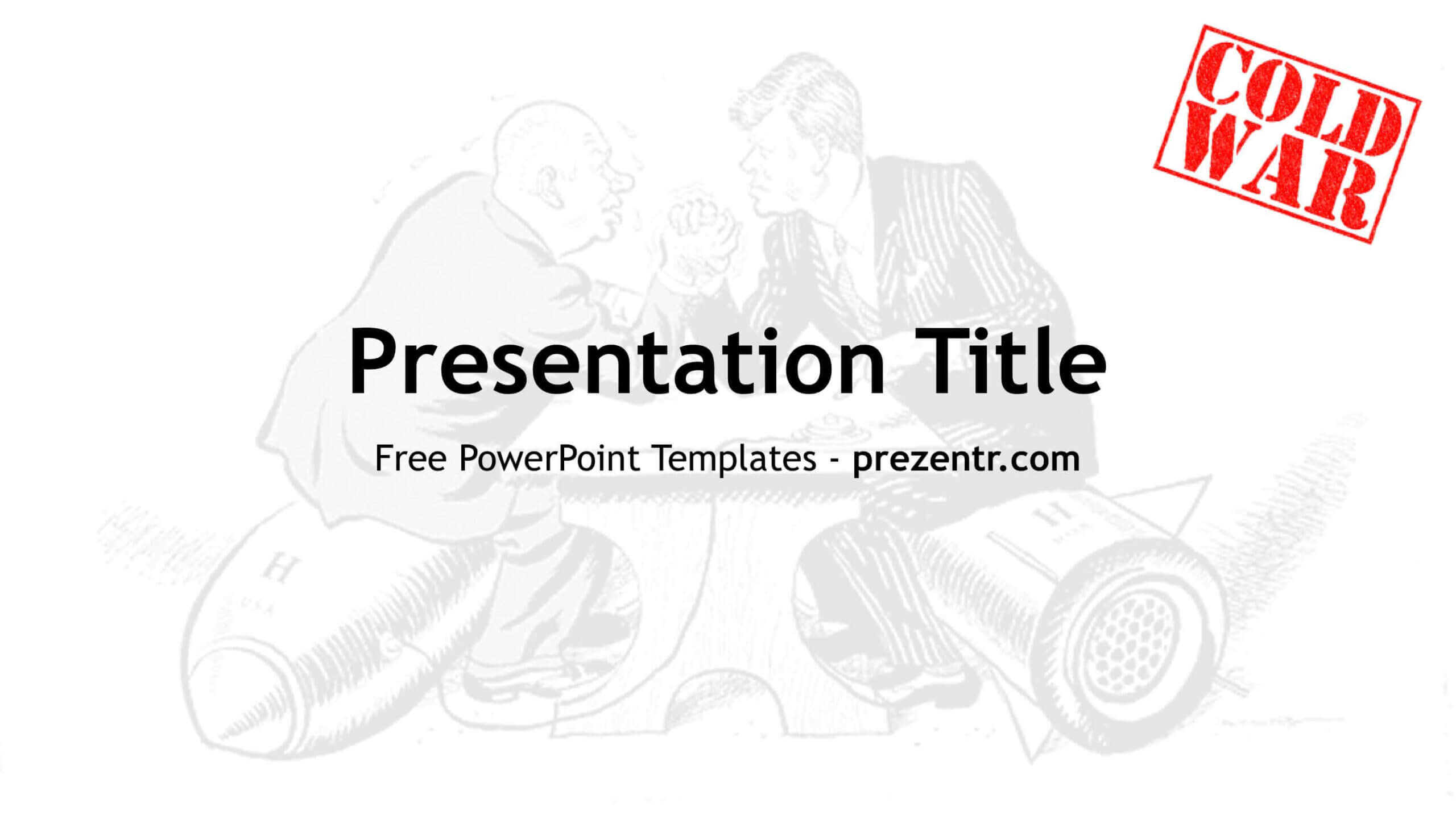 Free Cold War Powerpoint Template - Prezentr Ppt Templates Intended For Powerpoint Templates War