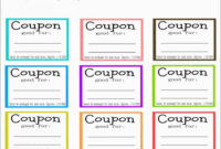 Free Coupon Maker Printable - Zohre.horizonconsulting.co intended for Coupon Book Template Word