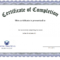 Free Course Completion Certificate Format Word Hadipalmexco Within Class Completion Certificate Template