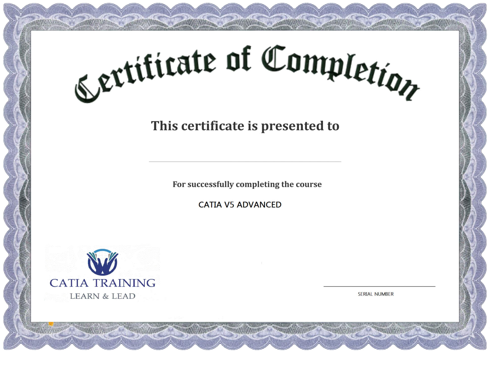 Free Course Completion Certificate Format Word Hadipalmexco Within Class Completion Certificate Template