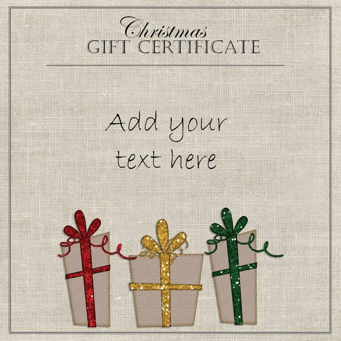 Free Download Gift Certificate Inspirational Free Christmas Regarding Christmas Gift Certificate Template Free Download
