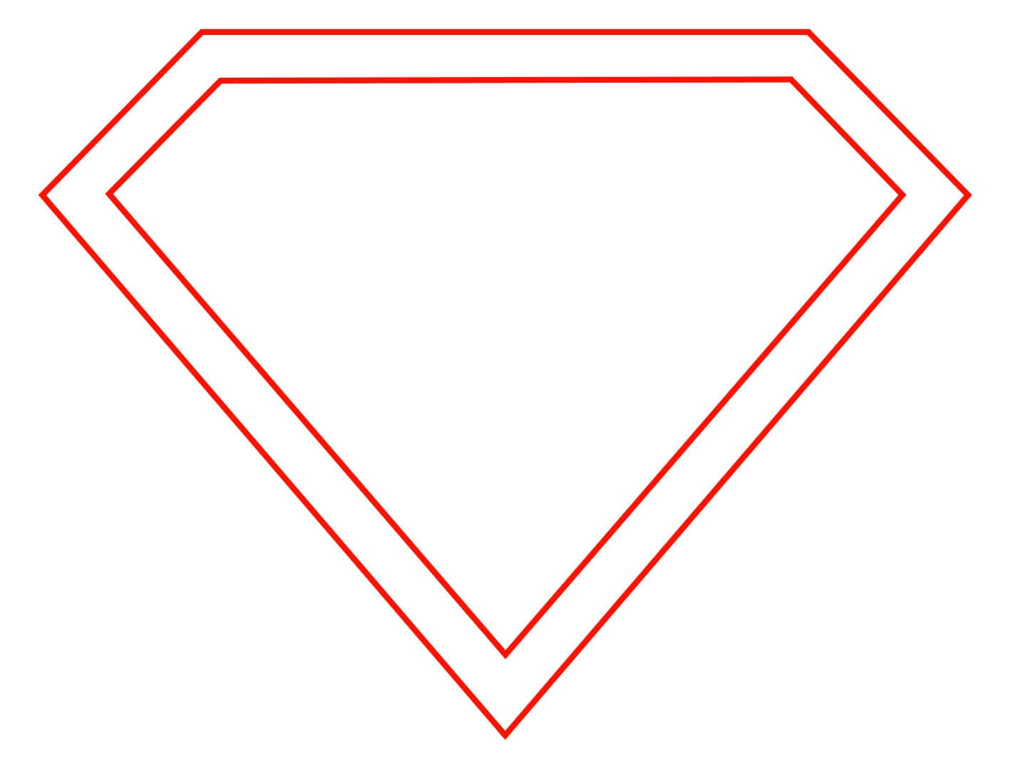 Free Empty Superman Logo, Download Free Clip Art, Free Clip Regarding Blank Superman Logo Template