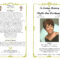Free Funeral Program Template Download – Zohre Throughout Memorial Brochure Template
