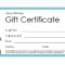 Free Gift Certificate Templates You Can Customize In Gift Certificate Template Publisher