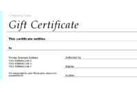 Free Gift Certificate Templates You Can Customize pertaining to Present Certificate Templates