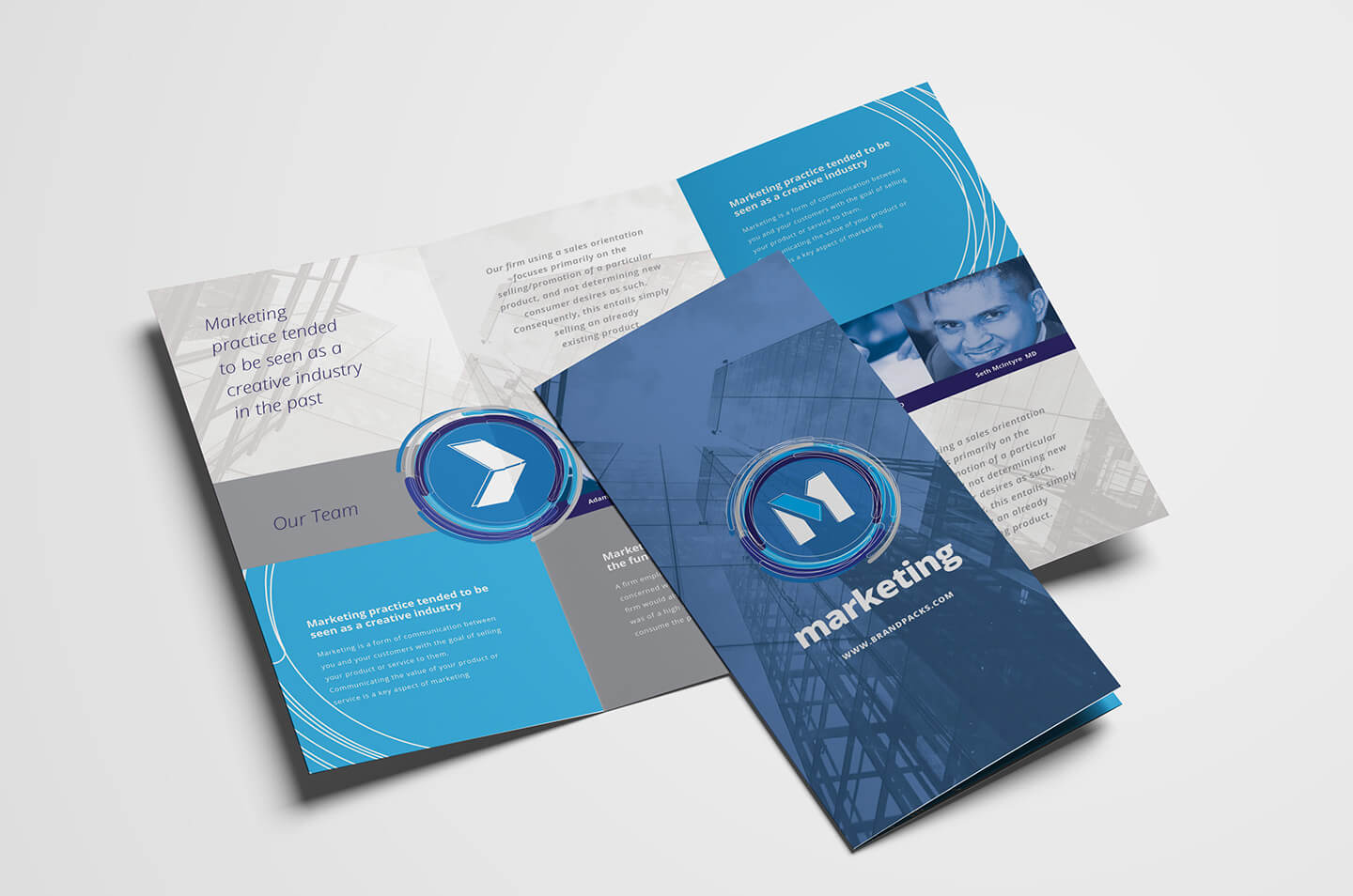 Free Multipurpose Trifold Brochure Template For Photoshop Throughout Membership Brochure Template