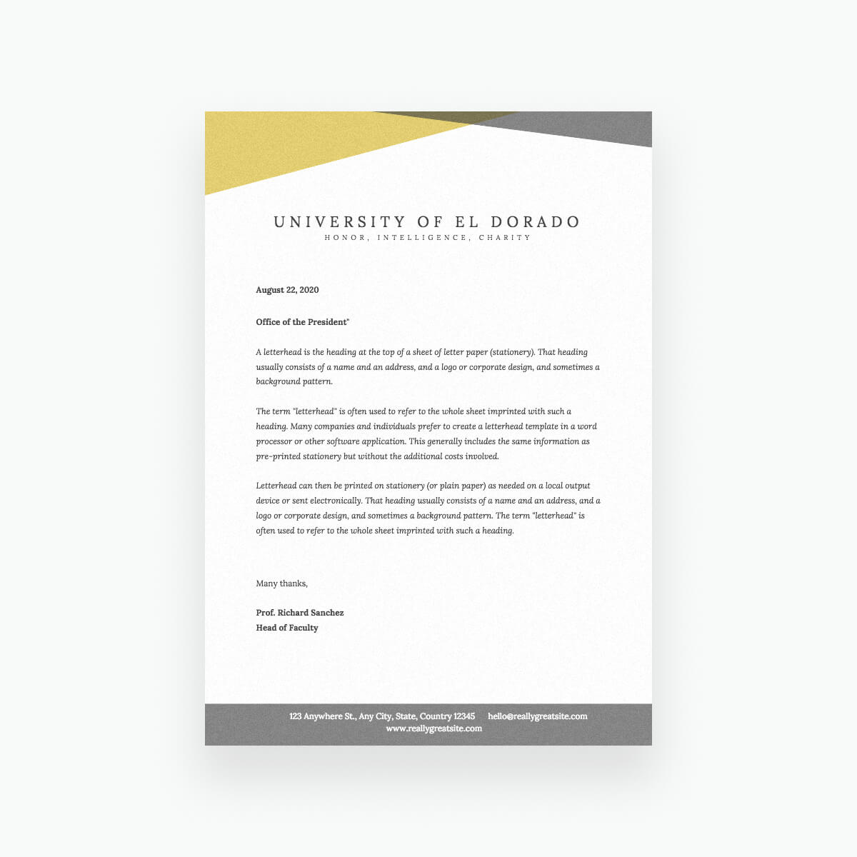 Free Online Letterhead Maker With Stunning Designs – Canva For Headed Letter Template Word