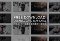 Free Photographer Business Card Templates! - Signature Edits in Free Business Card Templates For Photographers