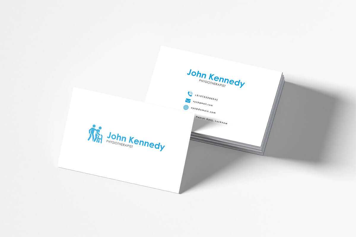 Free Physiotherapy Business Card Template - Creativetacos With Template For Calling Card