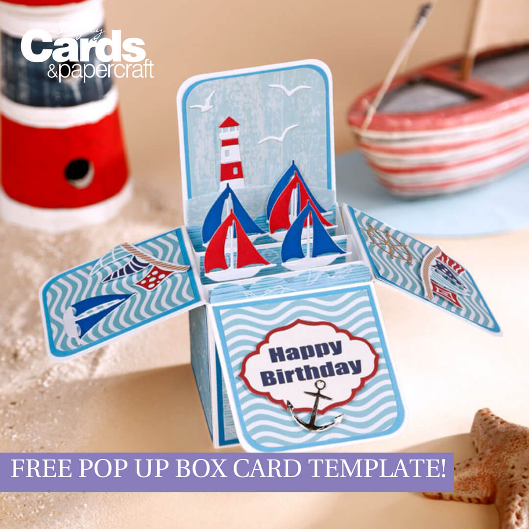 Free Pop Up Box Card Template – Simply Cards & Papercraft Within Pop Up Card Box Template