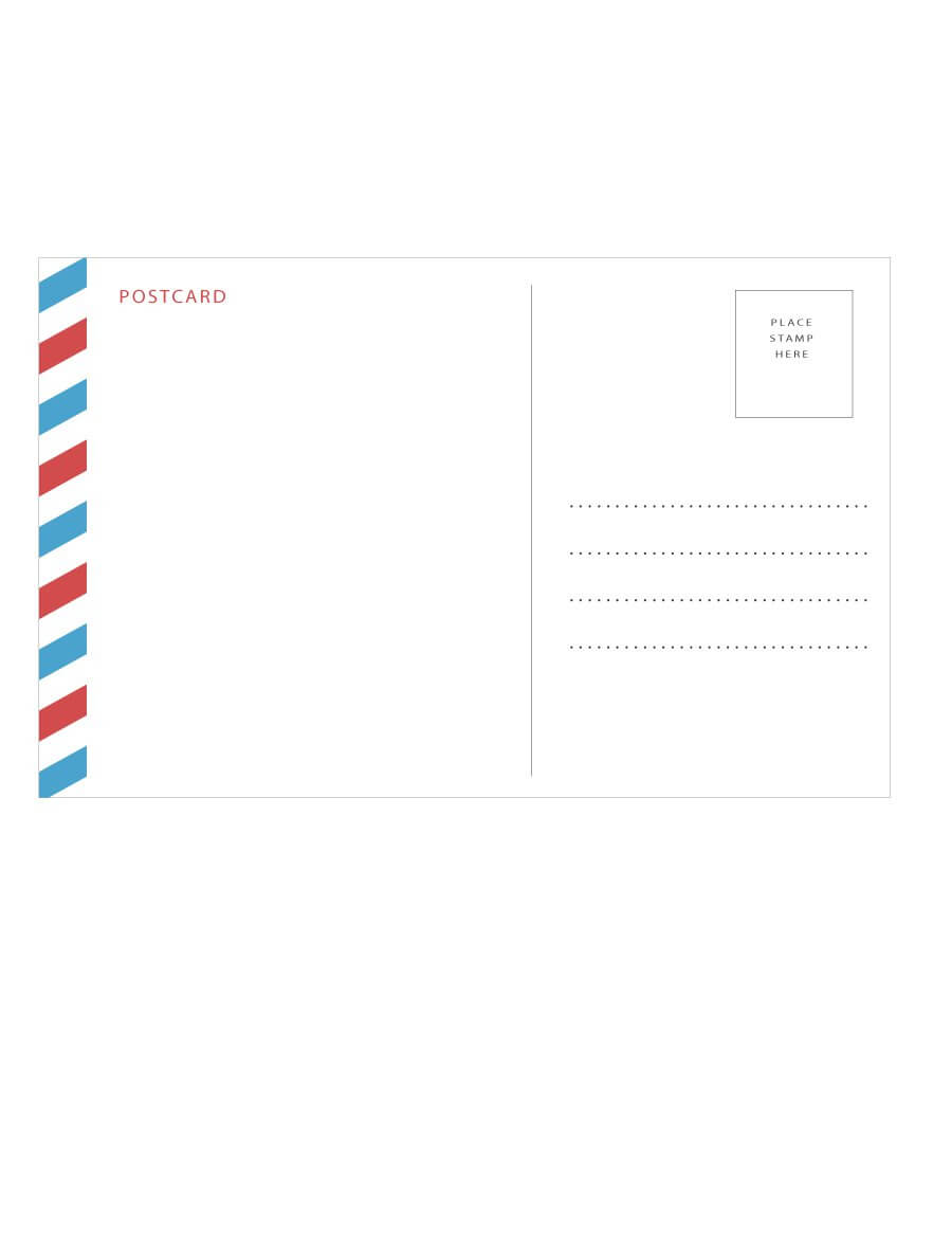 Free Postcard Templates For Word – Zohre.horizonconsulting.co Regarding Free Blank Postcard Template For Word