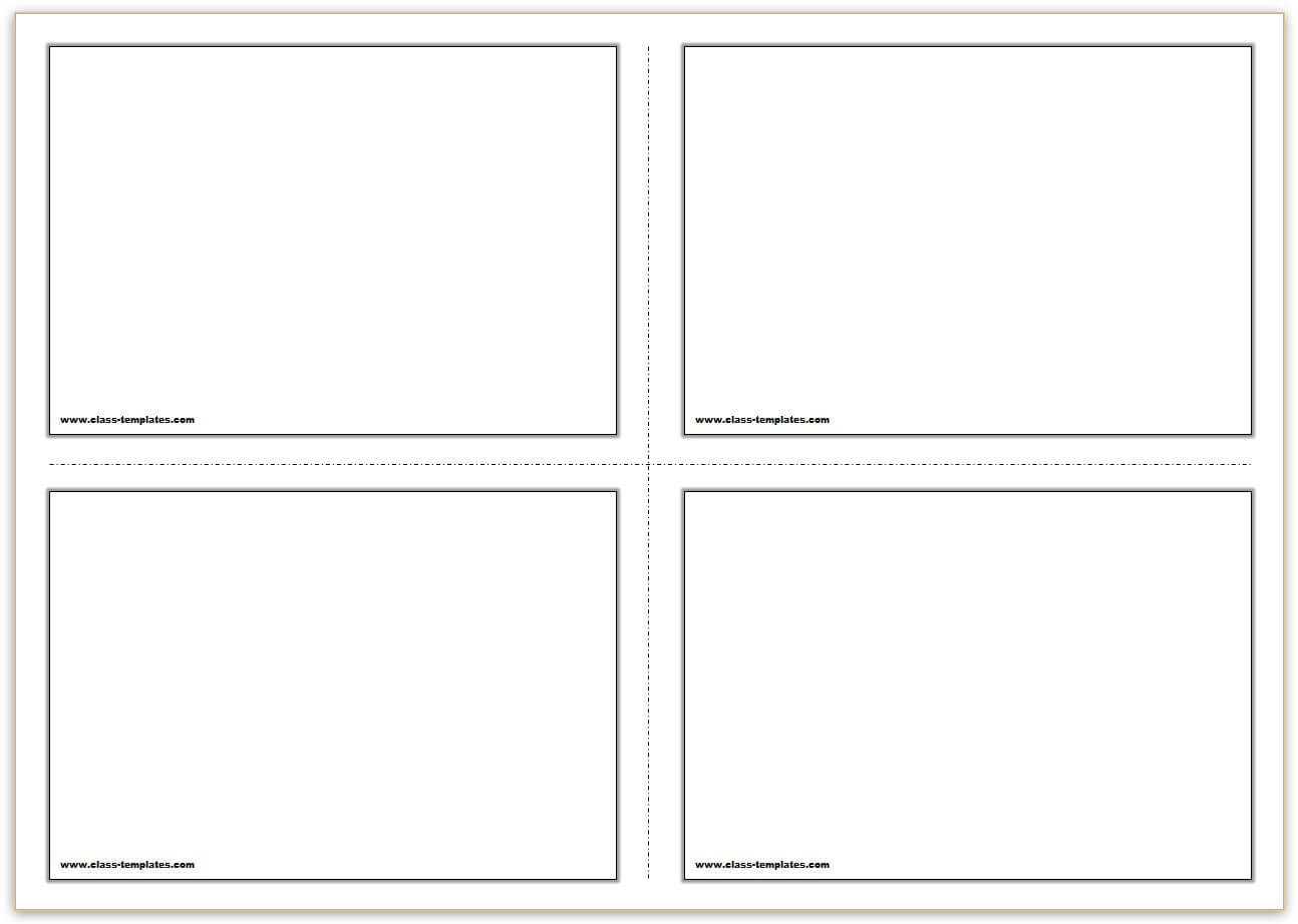 Free Printable Flash Cards Template For Index Card Template For Pages