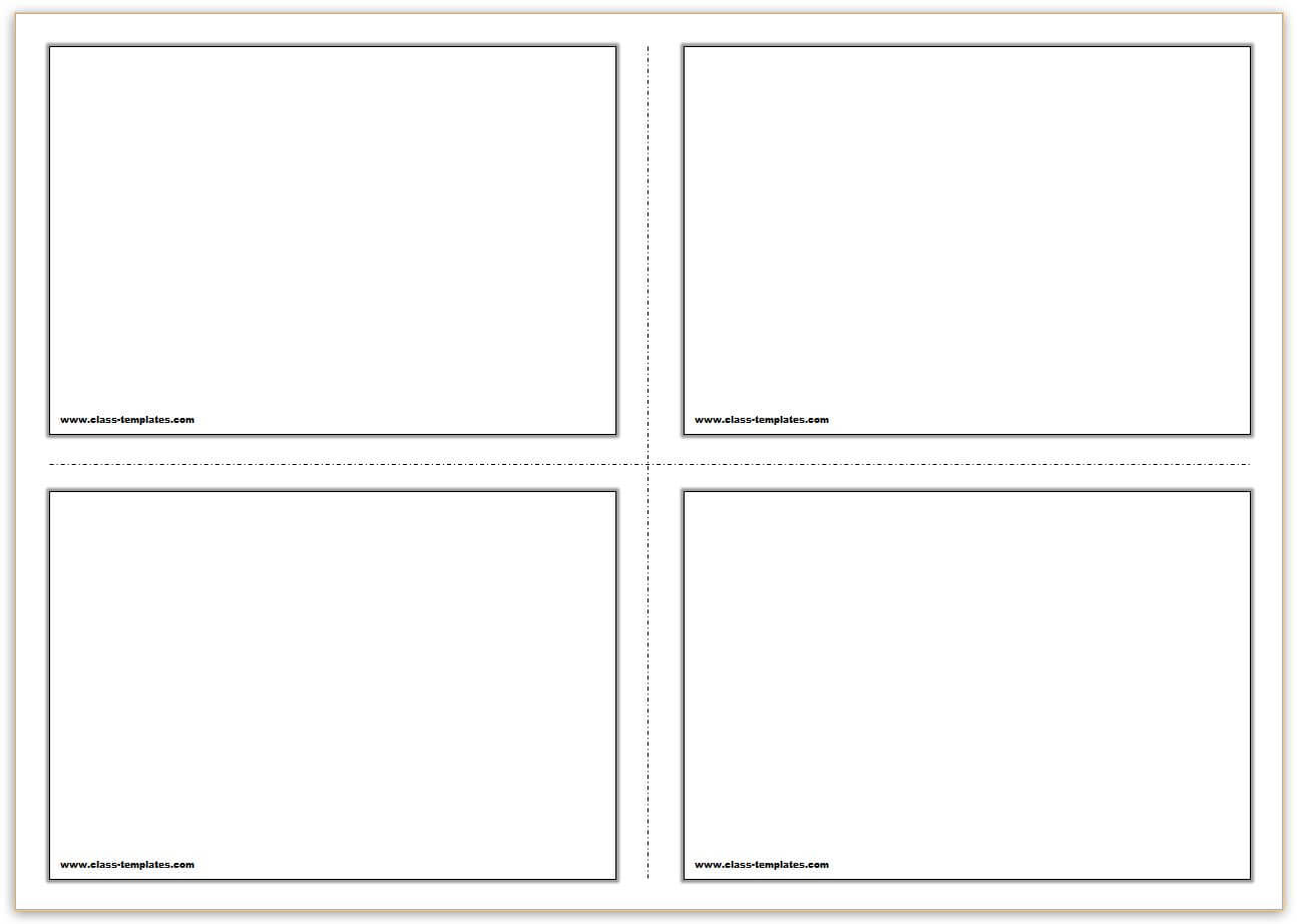 Free Printable Flash Cards Template In Cue Card Template