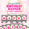 Free Printable Happy Birthday Banner And Alphabet – Six Regarding Diy Banner Template Free