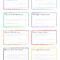 Free Printable Note Cards Template | Template Business Psd In 3 By 5 Index Card Template