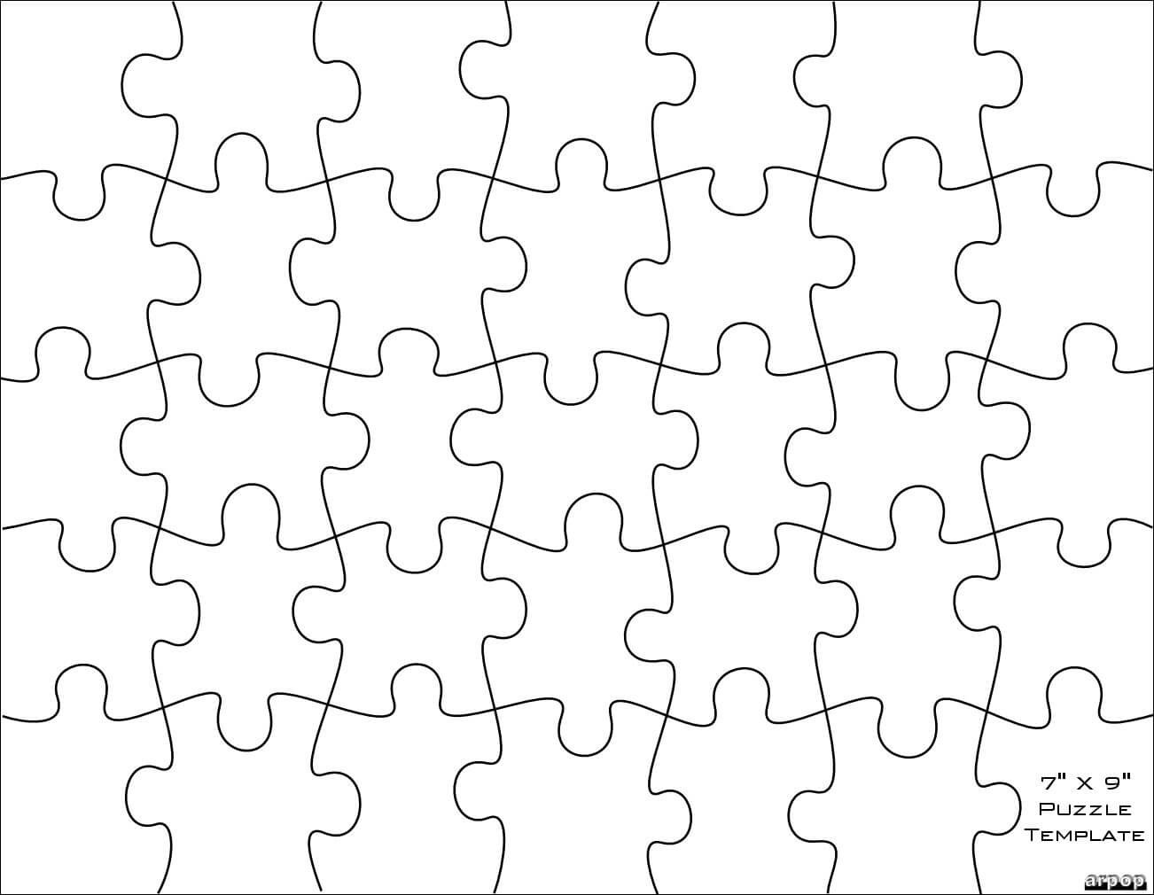 Free Puzzle Pieces Template, Download Free Clip Art, Free Intended For Jigsaw Puzzle Template For Word