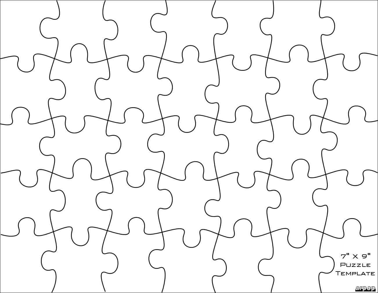 Free Puzzle Pieces Template, Download Free Clip Art, Free Intended For Jigsaw Puzzle Template For Word