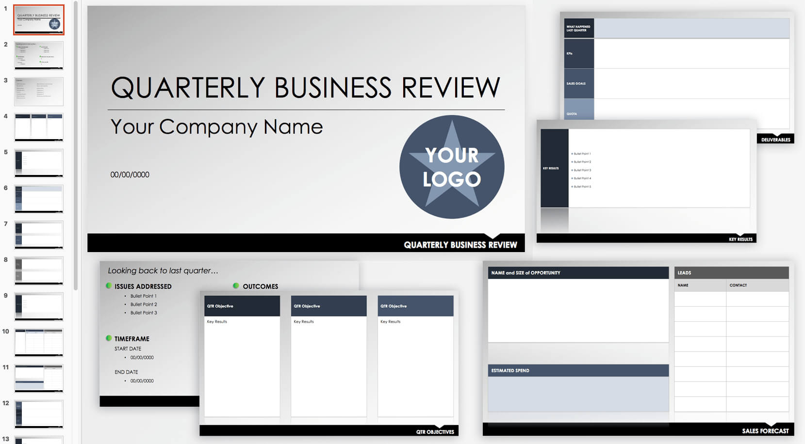 Free Qbr And Business Review Templates | Smartsheet Pertaining To Business Review Report Template