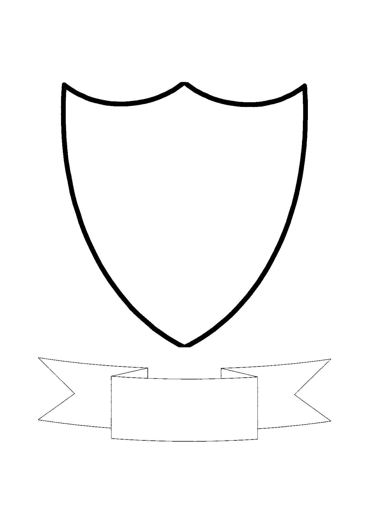 Free Shield Template, Download Free Clip Art, Free Clip Art With Regard To Blank Shield Template Printable