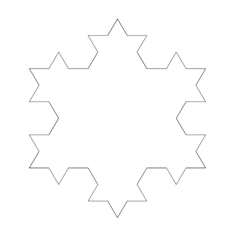 Blank Snowflake Template - Professional Template