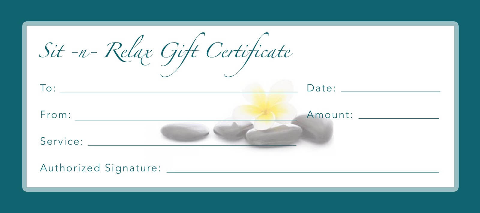 Free Spa Gift Certificate Template Printable Within Massage Gift Certificate Template Free Printable