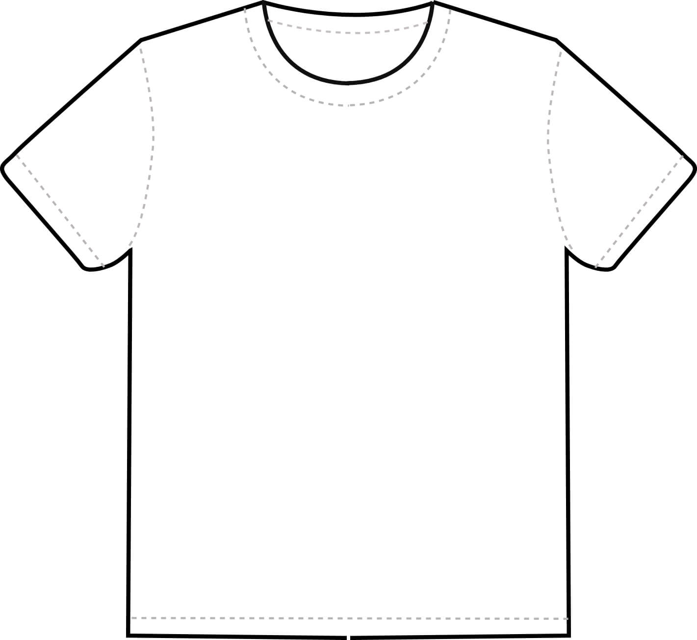 Free T Shirt Template Printable, Download Free Clip Art Throughout Blank Tee Shirt Template
