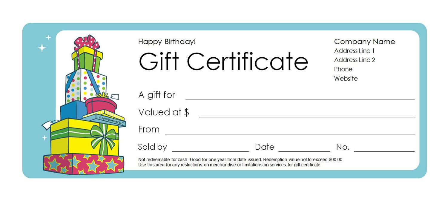 Free Templates For Gift Vouchers – Bolan.horizonconsulting.co For Graduation Gift Certificate Template Free