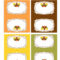 Free Thanksgiving Printables From The Party Bakery | Catch For Thanksgiving Place Card Templates