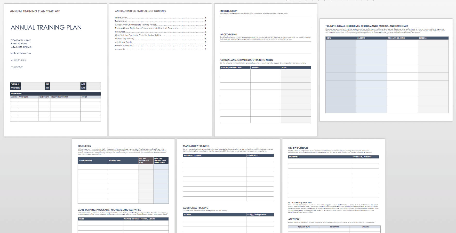 Free Training Plan Templates For Business Use | Smartsheet For Training Documentation Template Word