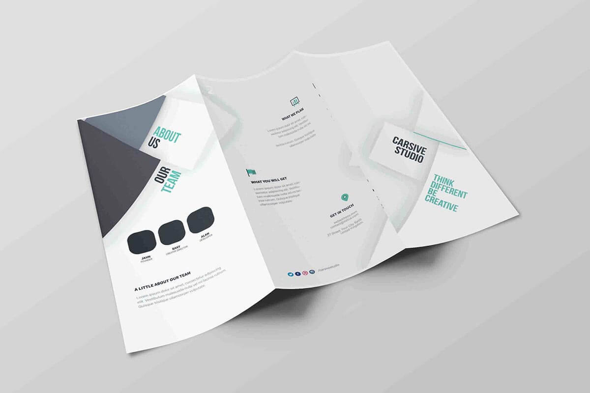 Free Tri Fold Brochure Psd Template – Creativetacos For Brochure Psd Template 3 Fold