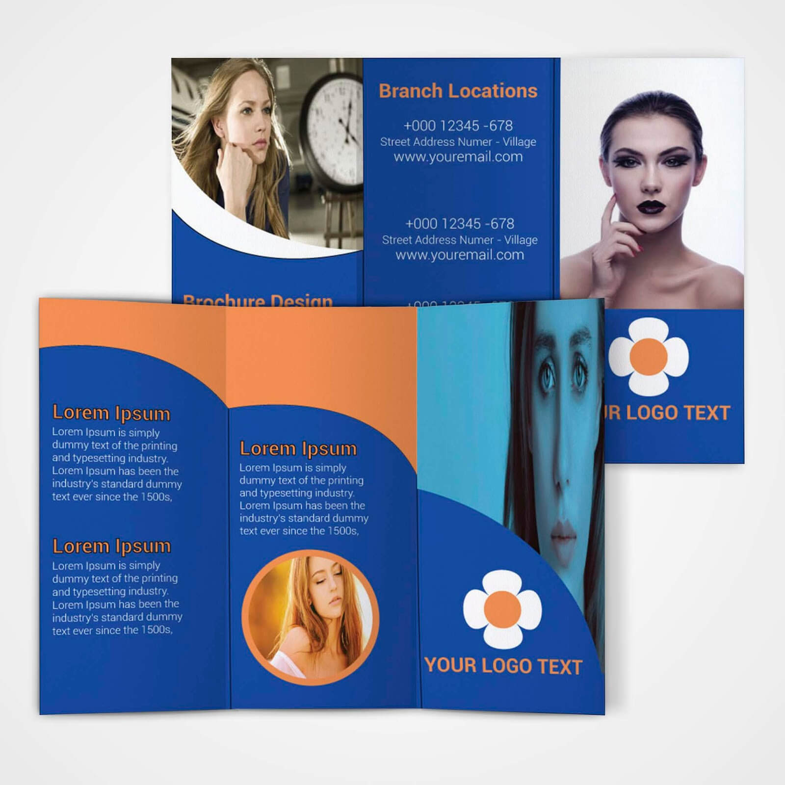 Free Tri Fold Brochure Template – Download Free Tri Fold For Brochure Templates Adobe Illustrator