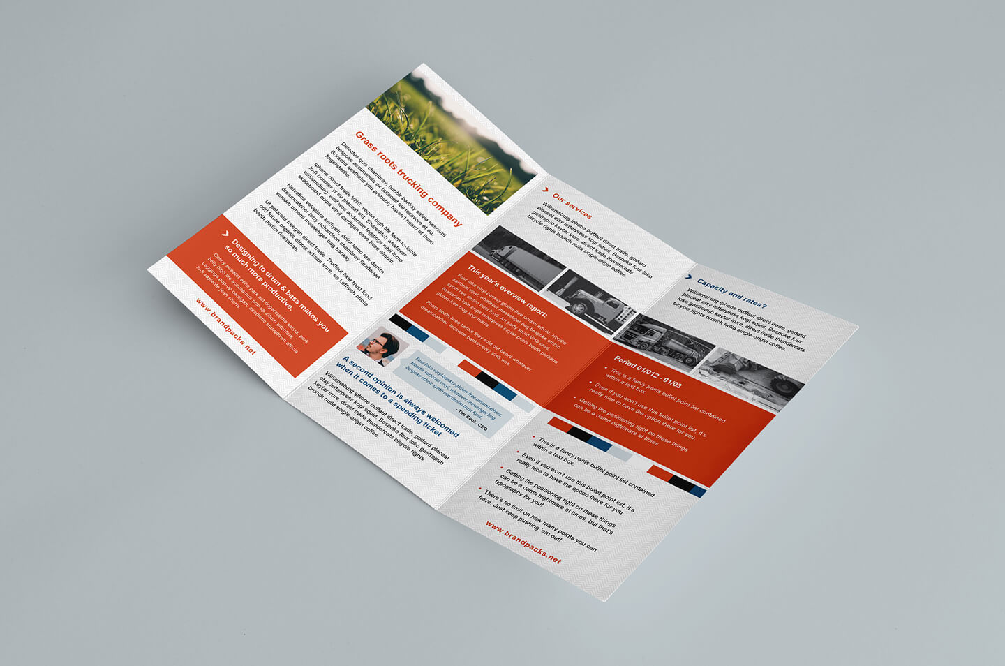 Free Trifold Brochure Template In Psd, Ai & Vector – Brandpacks For Tri Fold Brochure Template Illustrator Free