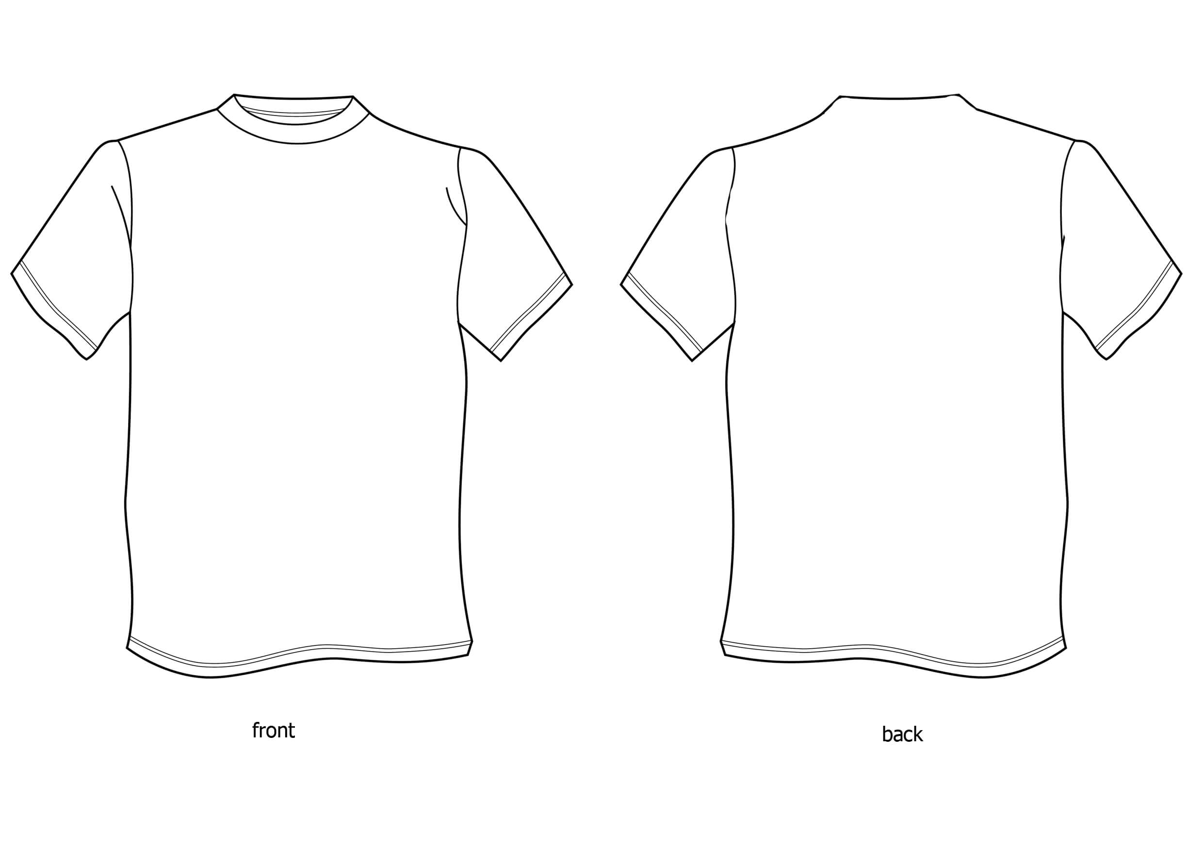 Free Tshirt Template, Download Free Clip Art, Free Clip Art Regarding Printable Blank Tshirt Template