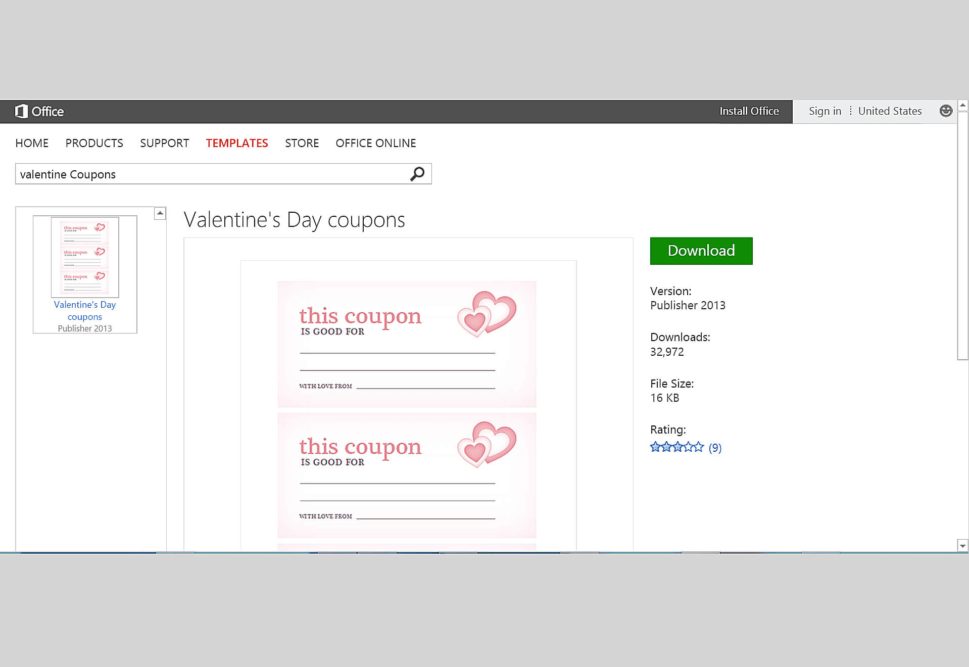 Free Valentine's Day Templates For Ms Office In Valentine Card Template Word