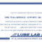 Full Service, 13 Point Oil Change | All In One & Lube Lab In This Entitles The Bearer To Template Certificate
