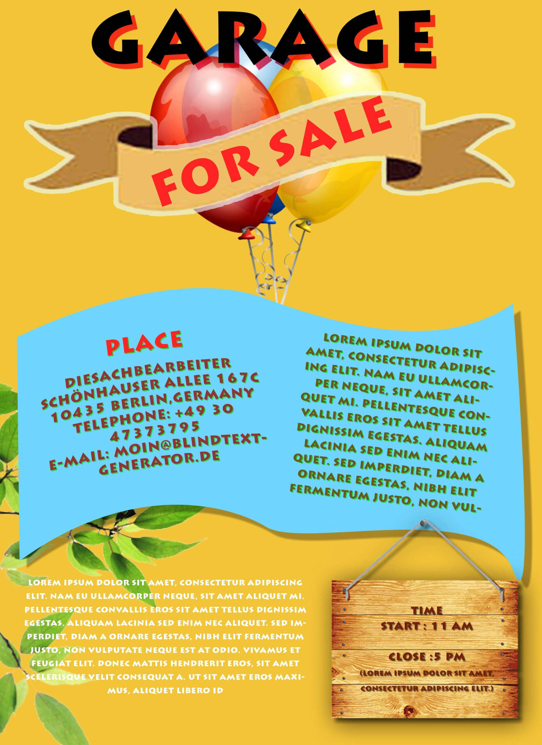 Garage Sale Flyers – Yatay.horizonconsulting.co Throughout Yard Sale Flyer Template Word