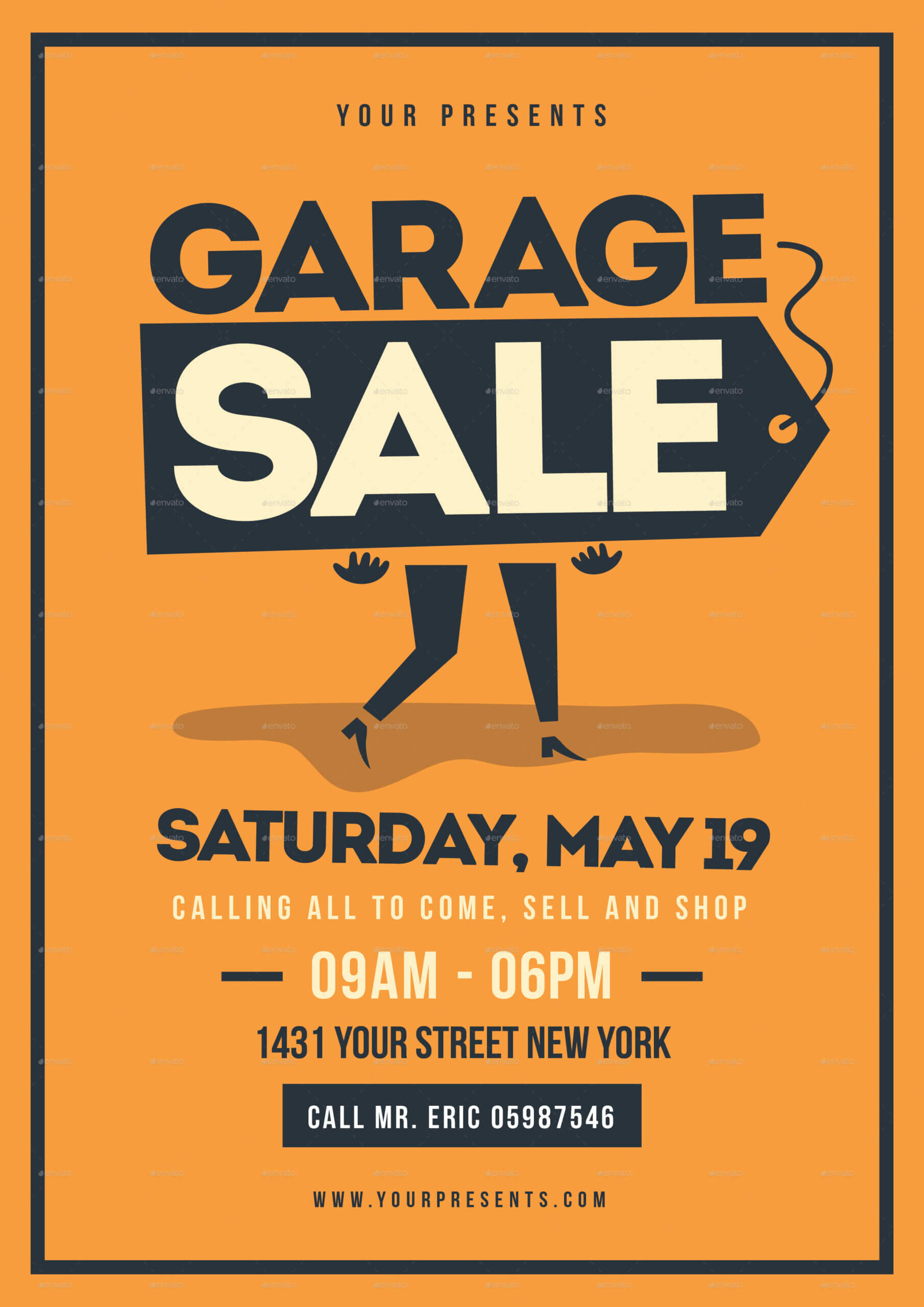 Garage Sale Flyers – Yatay.horizonconsulting.co With Yard Sale Flyer Template Word