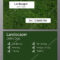 Gardener Business Card — Stock Vector © Mariam2707 #74080439 In Gardening Business Cards Templates