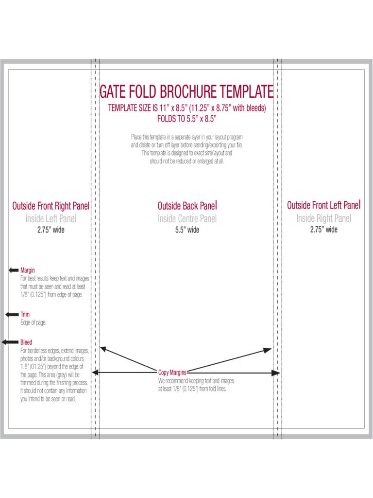 Gate Fold Brochure Template – 6 Free Templates In Pdf, Word Inside Gate Fold Brochure Template