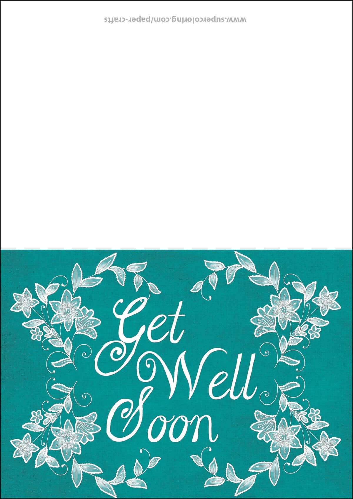 Get Well Soon Card Template | Free Printable Papercraft Regarding Get Well Soon Card Template