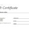 Gift Cert Template – Topa.mastersathletics.co Regarding Mock Certificate Template