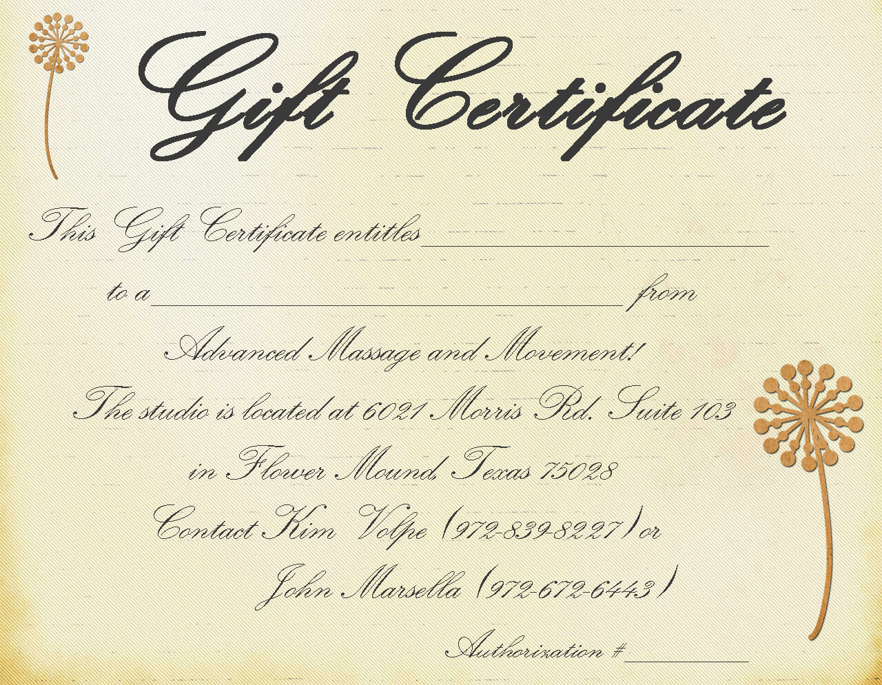 Gift Certificate Massage Template | Certificatetemplategift In Massage Gift Certificate Template Free Printable