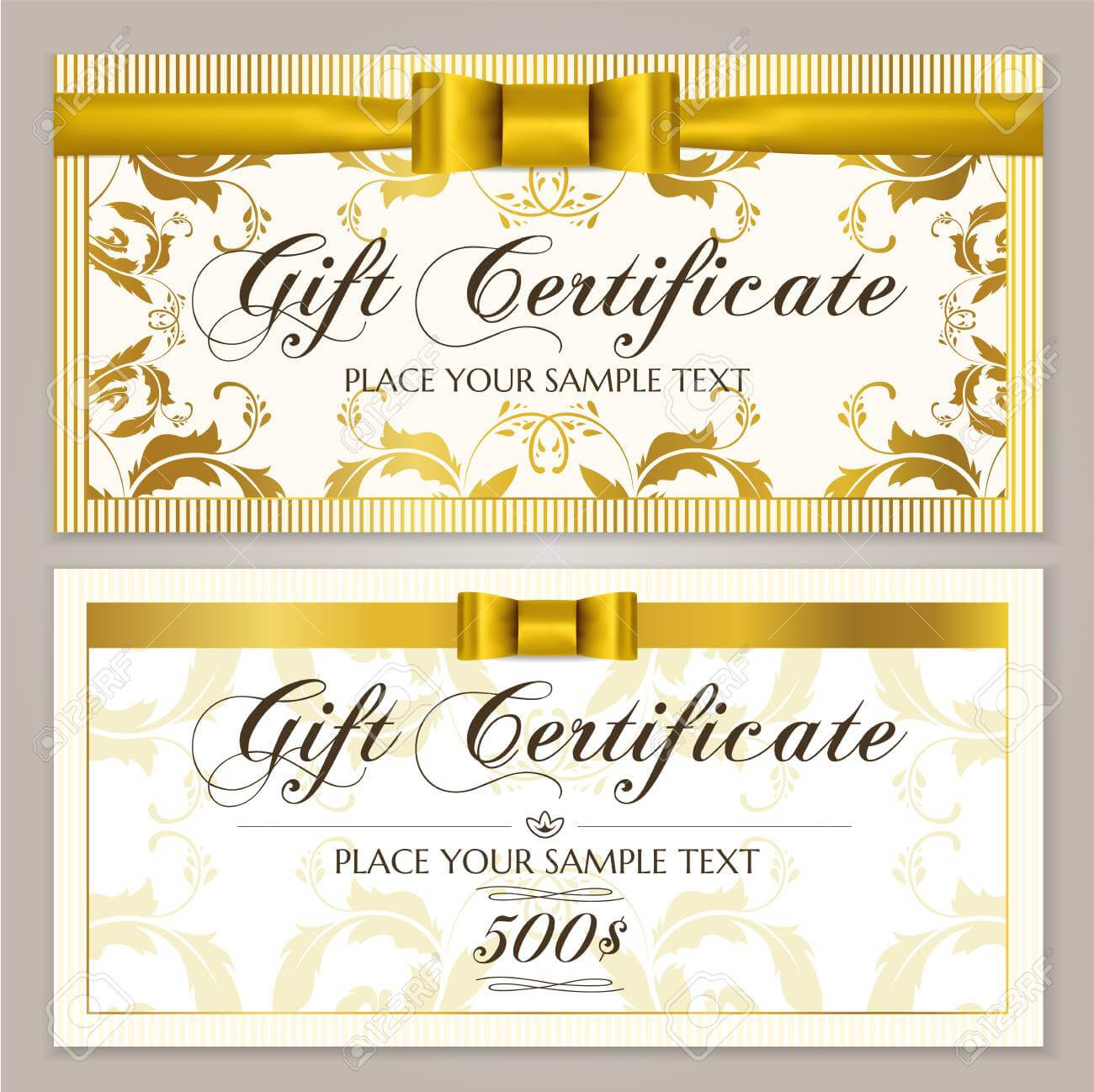 Gift Certificate Template (Gift Voucher Layout, Coupon Template) Throughout Restaurant Gift Certificate Template